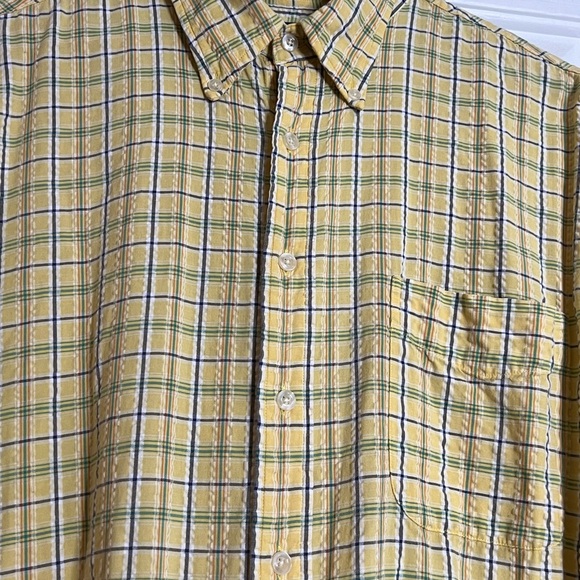 🌟3 for $25🌟 Mark Alexander Sport Men’s Button Down Plaid Short Sleeve Shirt - Picture 4 of 7